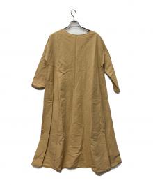 BEARDSLEY（ビアズリー）の古着「長袖ワンピース」｜ベージュ