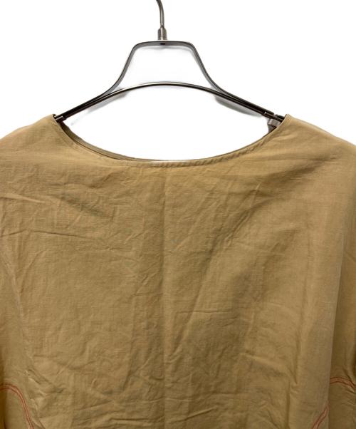 BEARDSLEY（ビアズリー）BEARDSLEY (ビアズリー) 長袖ワンピース ベージュ サイズ:FREEの古着・服飾アイテム