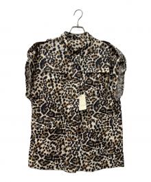 Whim Gazette（ウィムガゼット）の古着「レオパードサファリジレ」｜ブラウン×ブラック