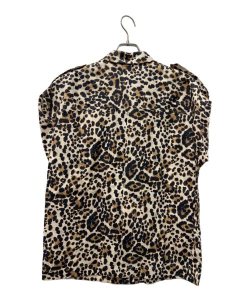Whim Gazette（ウィムガゼット）Whim Gazette (ウィムガゼット) レオパードサファリジレ ブラウン×ブラック サイズ:FREEの古着・服飾アイテム