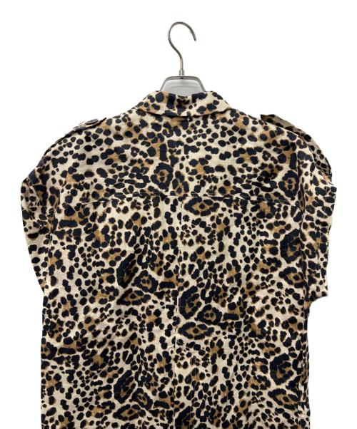 Whim Gazette（ウィムガゼット）Whim Gazette (ウィムガゼット) レオパードサファリジレ ブラウン×ブラック サイズ:FREEの古着・服飾アイテム