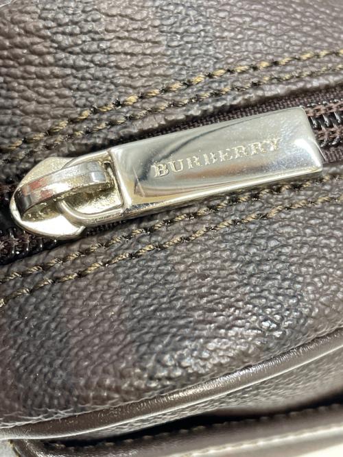 BURBERRY（バーバリー）BURBERRY (バーバリー) クラッチバッグ ブラウンの古着・服飾アイテム