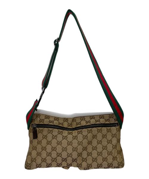 GUCCI（グッチ）GUCCI (グッチ) ウエストポーチ ブラウン サイズ:-の古着・服飾アイテム