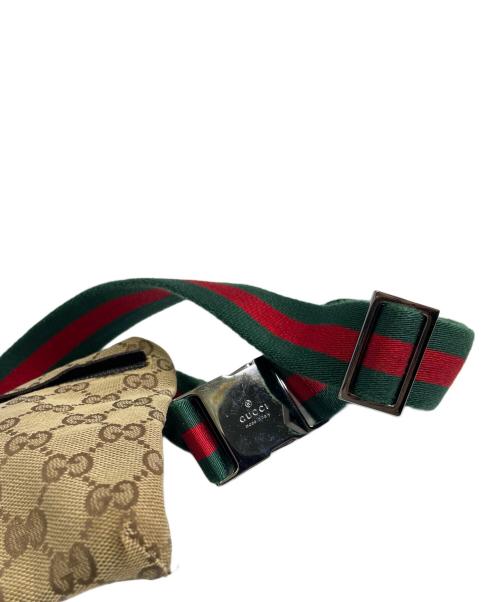 GUCCI（グッチ）GUCCI (グッチ) ウエストポーチ ブラウン サイズ:-の古着・服飾アイテム