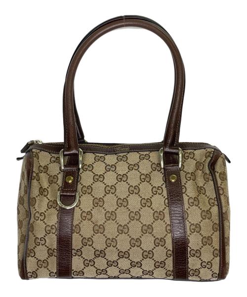 GUCCI（グッチ）GUCCI (グッチ) ミニボストンバッグ ブラウンの古着・服飾アイテム