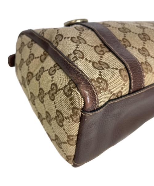 GUCCI（グッチ）GUCCI (グッチ) ミニボストンバッグ ブラウンの古着・服飾アイテム