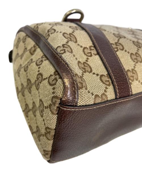 GUCCI（グッチ）GUCCI (グッチ) ミニボストンバッグ ブラウンの古着・服飾アイテム