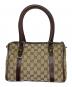 GUCCI (グッチ) ミニボストンバッグ ブラウン：25000円