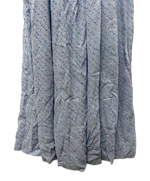 GANNI（ガニー）GANNI (ガニー) 長袖ワンピース ブルー サイズ:３４の古着・服飾アイテム