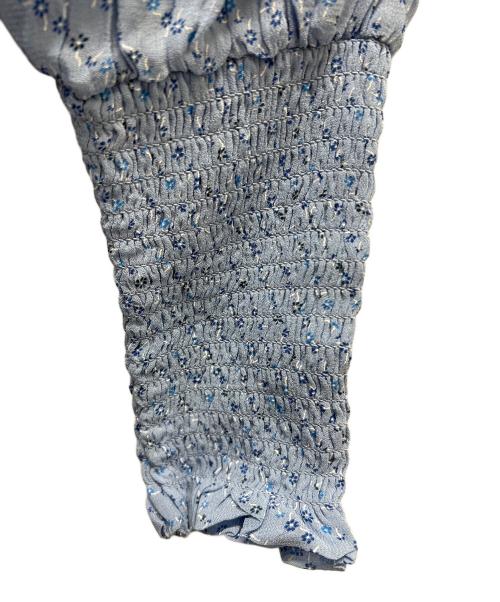 GANNI（ガニー）GANNI (ガニー) 長袖ワンピース ブルー サイズ:３４の古着・服飾アイテム