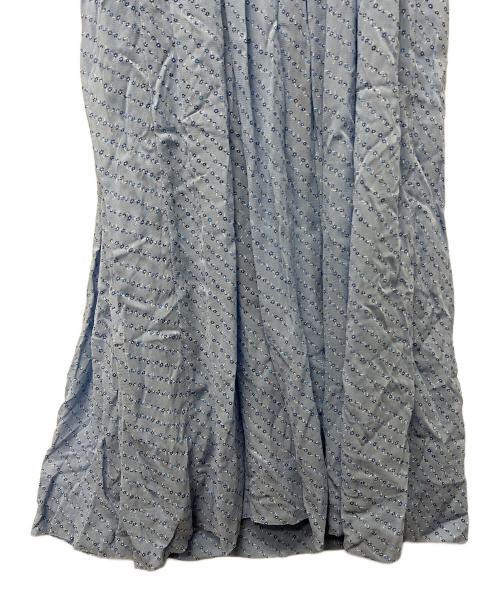 GANNI（ガニー）GANNI (ガニー) 長袖ワンピース ブルー サイズ:３４の古着・服飾アイテム