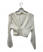 MALION VINTAGEマリオンヴィンテージ）の古着「長袖ブラウス」｜アイボリー