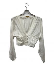 MALION VINTAGE（マリオンヴィンテージ）の古着「長袖ブラウス」｜アイボリー