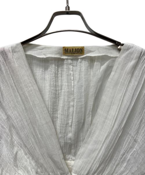 MALION VINTAGE（マリオンヴィンテージ）MALION VINTAGE (マリオンヴィンテージ) 長袖ブラウス アイボリー サイズ:FREEの古着・服飾アイテム