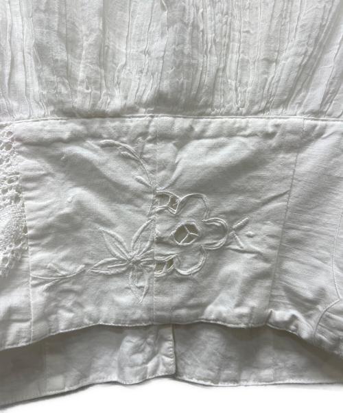 MALION VINTAGE（マリオンヴィンテージ）MALION VINTAGE (マリオンヴィンテージ) 長袖ブラウス アイボリー サイズ:FREEの古着・服飾アイテム