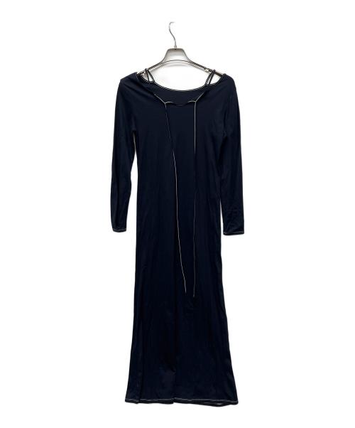 MURRAL（ミューラル）MURRAL (ミューラル) 長袖ワンピース ネイビー サイズ:１の古着・服飾アイテム