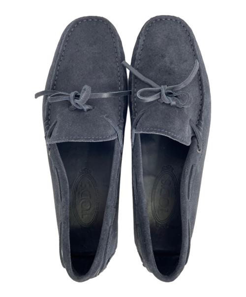 TOD'S（トッズ）TOD'S (トッズ) スエードローファー ネイビー サイズ:6の古着・服飾アイテム