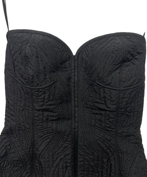 Mame Kurogouchi（マメクロゴウチ）Mame Kurogouchi (マメクロゴウチ) ビスチェ ブラック サイズ:２の古着・服飾アイテム