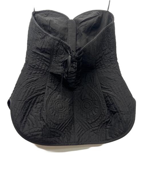 Mame Kurogouchi（マメクロゴウチ）Mame Kurogouchi (マメクロゴウチ) ビスチェ ブラック サイズ:２の古着・服飾アイテム