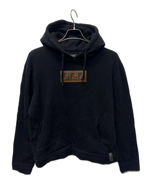 FENDI（フェンディ）FENDI (フェンディ) プルオーバーパーカー ブラック サイズ:４８の古着・服飾アイテム