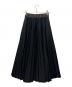 FENDI（フェンディ）の古着「プリーツスカート」｜ブラック×ブラウン