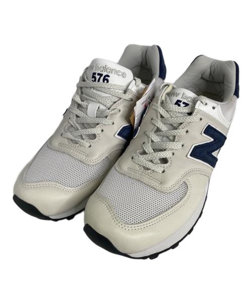 NEW BALANCE（ニューバランス）NEW BALANCE (ニューバランス) ローカットスニーカー グレー×ホワイト サイズ:UK9 2/1の古着・服飾アイテム