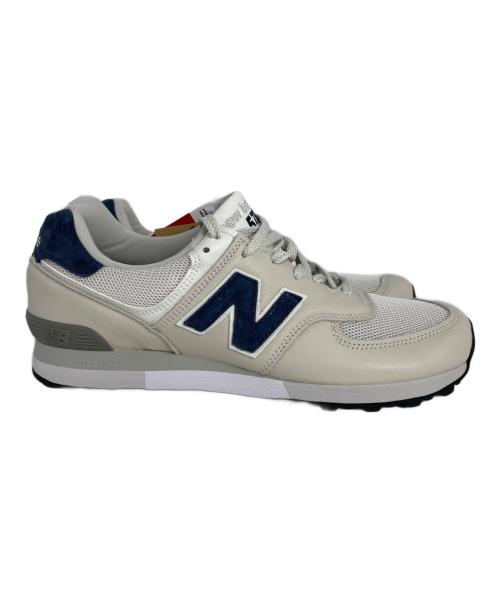 NEW BALANCE（ニューバランス）NEW BALANCE (ニューバランス) ローカットスニーカー グレー×ホワイト サイズ:UK9 2/1の古着・服飾アイテム