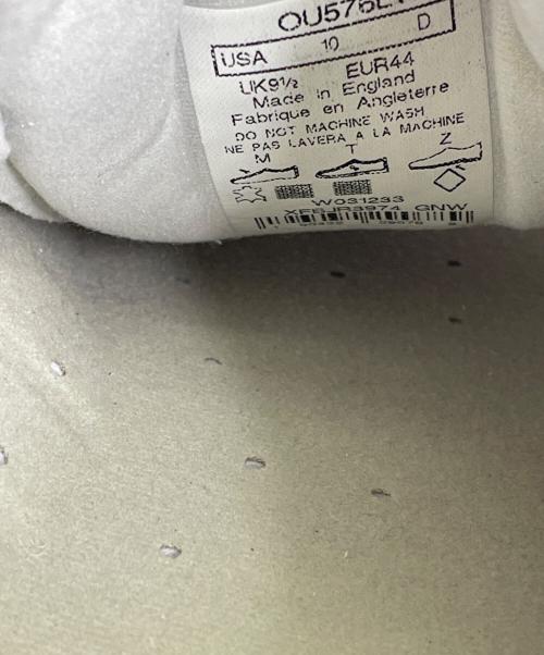 NEW BALANCE（ニューバランス）NEW BALANCE (ニューバランス) ローカットスニーカー グレー×ホワイト サイズ:UK9 2/1の古着・服飾アイテム