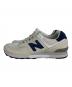 NEW BALANCE (ニューバランス) ローカットスニーカー グレー×ホワイト サイズ:UK9 2/1：14000円