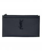Saint Laurent Parisサンローランパリ）の古着「フラグメントジップポーチ」｜ブラック