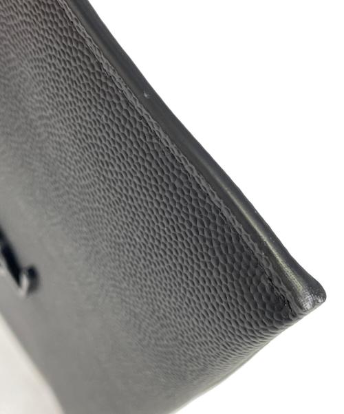 Saint Laurent Paris（サンローランパリ）Saint Laurent Paris (サンローランパリ) フラグメントジップポーチ ブラックの古着・服飾アイテム