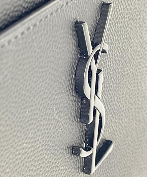 Saint Laurent Paris（サンローランパリ）Saint Laurent Paris (サンローランパリ) フラグメントジップポーチ ブラックの古着・服飾アイテム