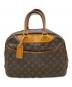 LOUIS VUITTON（ルイ ヴィトン）の古着「ドーヴィル M47270/ボーリングヴァニティ/ハンドバッグ/ボストンバッグ」｜ブラウン