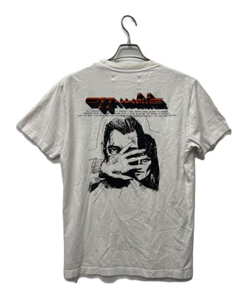 OFFWHITE（オフホワイト）OFFWHITE (オフホワイト) MIRKO LOGOプリントTシャツ ホワイト サイズ:Ｍの古着・服飾アイテム