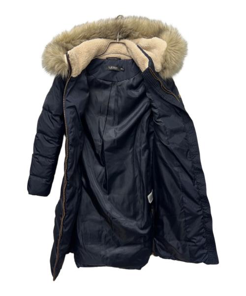 LAUREN RALPH LAUREN（ローレンラルフローレン）LAUREN RALPH LAUREN (ローレンラルフローレン) ダウンコート ネイビー サイズ:XXSの古着・服飾アイテム