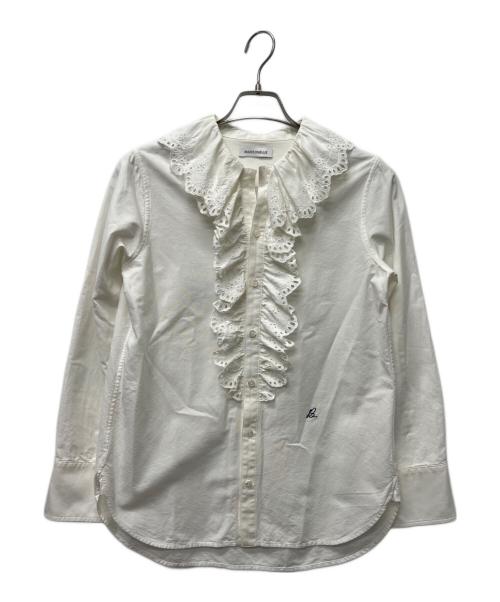 MADISON BLUE（マディソンブルー）MADISON BLUE (マディソンブルー) 長袖ブラウス ホワイト サイズ:Ｍの古着・服飾アイテム