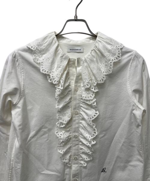 MADISON BLUE（マディソンブルー）MADISON BLUE (マディソンブルー) 長袖ブラウス ホワイト サイズ:Ｍの古着・服飾アイテム