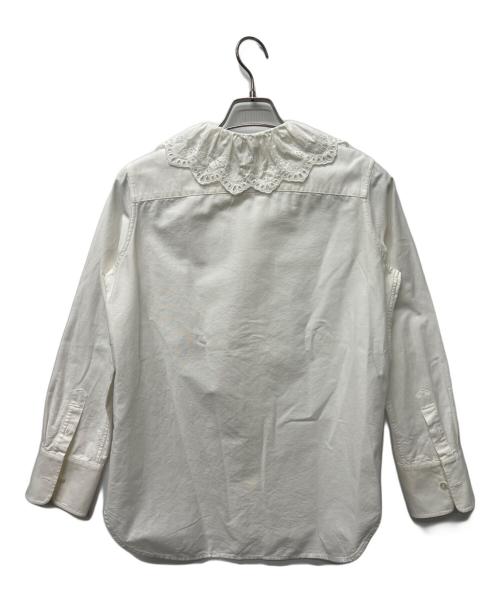 MADISON BLUE（マディソンブルー）MADISON BLUE (マディソンブルー) 長袖ブラウス ホワイト サイズ:Ｍの古着・服飾アイテム