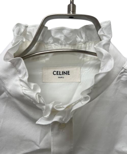 CELINE（セリーヌ）CELINE (セリーヌ) 長袖シャツ ホワイト サイズ:４０の古着・服飾アイテム