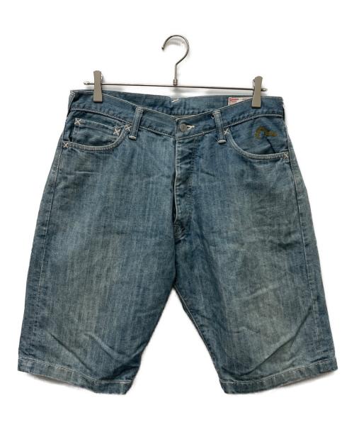 EVISU（エヴィス）EVISU (エヴィス) ショートデニム インディゴ サイズ:３４の古着・服飾アイテム
