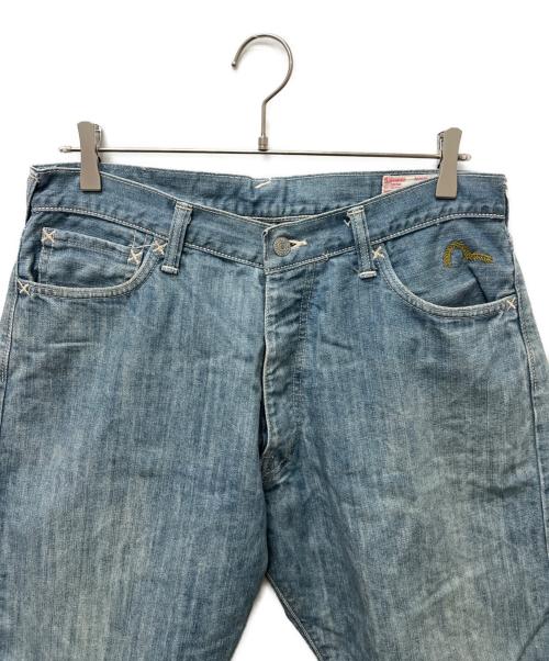 EVISU（エヴィス）EVISU (エヴィス) ショートデニム インディゴ サイズ:３４の古着・服飾アイテム