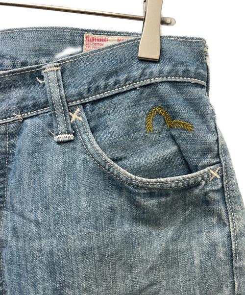 EVISU（エヴィス）EVISU (エヴィス) ショートデニム インディゴ サイズ:３４の古着・服飾アイテム