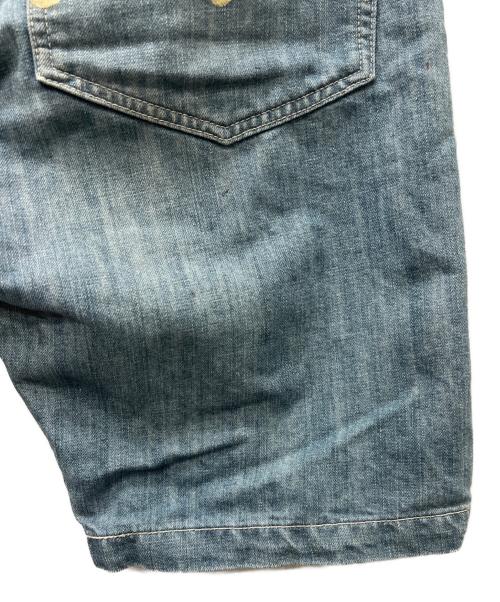 EVISU（エヴィス）EVISU (エヴィス) ショートデニム インディゴ サイズ:３４の古着・服飾アイテム