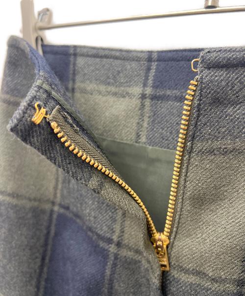 MADISON BLUE（マディソンブルー）MADISON BLUE (マディソンブルー) SOFIE LONG SK CHECK ブラック サイズ:ＸＳの古着・服飾アイテム