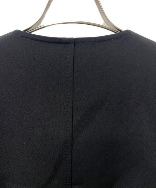 MaxMara（マックスマーラ）MaxMara (マックスマーラ) ノーカラージャケット ブラック サイズ:４０の古着・服飾アイテム