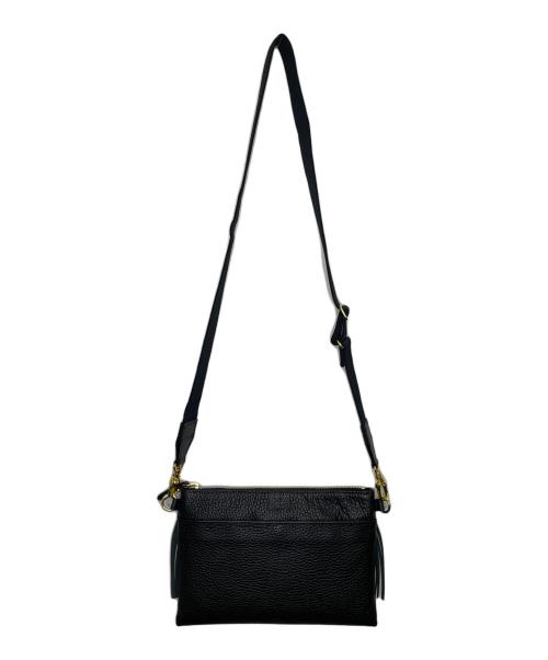 PORTER（ポーター）PORTER (ポーター) 5525gallery (ゴーゴーニーゴーギャラリー) フリンジショルダーバッグ ブラックの古着・服飾アイテム