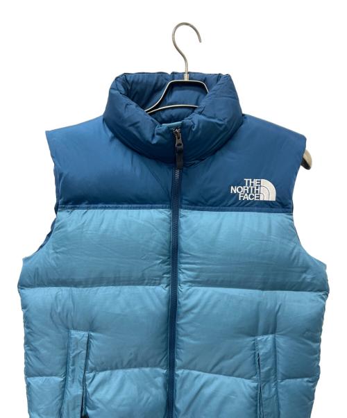 THE NORTH FACE（ザ ノース フェイス）THE NORTH FACE (ザ ノース フェイス) ダウンベスト ブルー×スカイブルー サイズ:ＸＬの古着・服飾アイテム