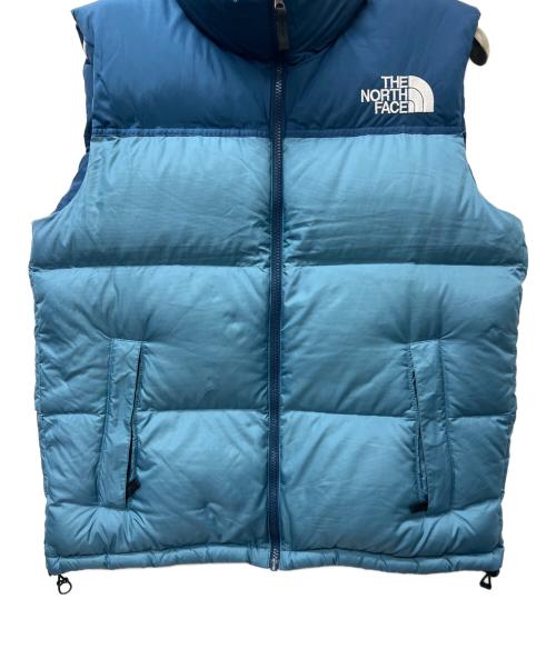 THE NORTH FACE（ザ ノース フェイス）THE NORTH FACE (ザ ノース フェイス) ダウンベスト ブルー×スカイブルー サイズ:ＸＬの古着・服飾アイテム