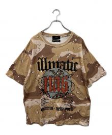 BEAMS×U/MUSIC（ビームス×ユーミュージック）の古着「カモフラTシャツ」｜ベージュ