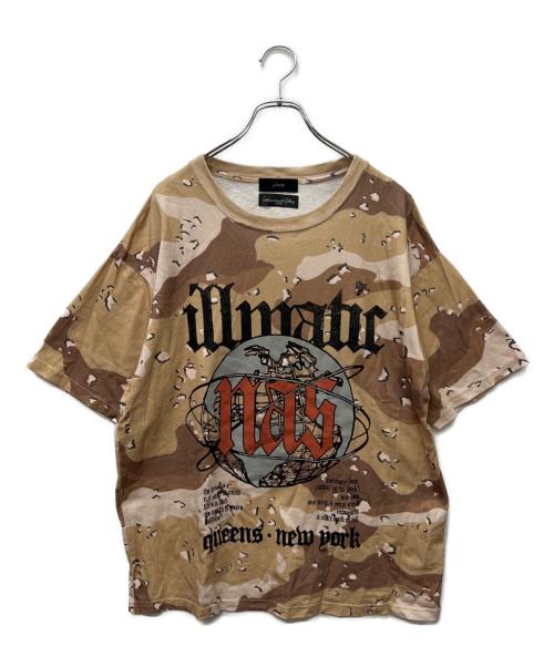 BEAMS（ビームス）BEAMS (ビームス) U/MUSIC (ユーミュージック) カモフラTシャツ ベージュ サイズ:不明の古着・服飾アイテム